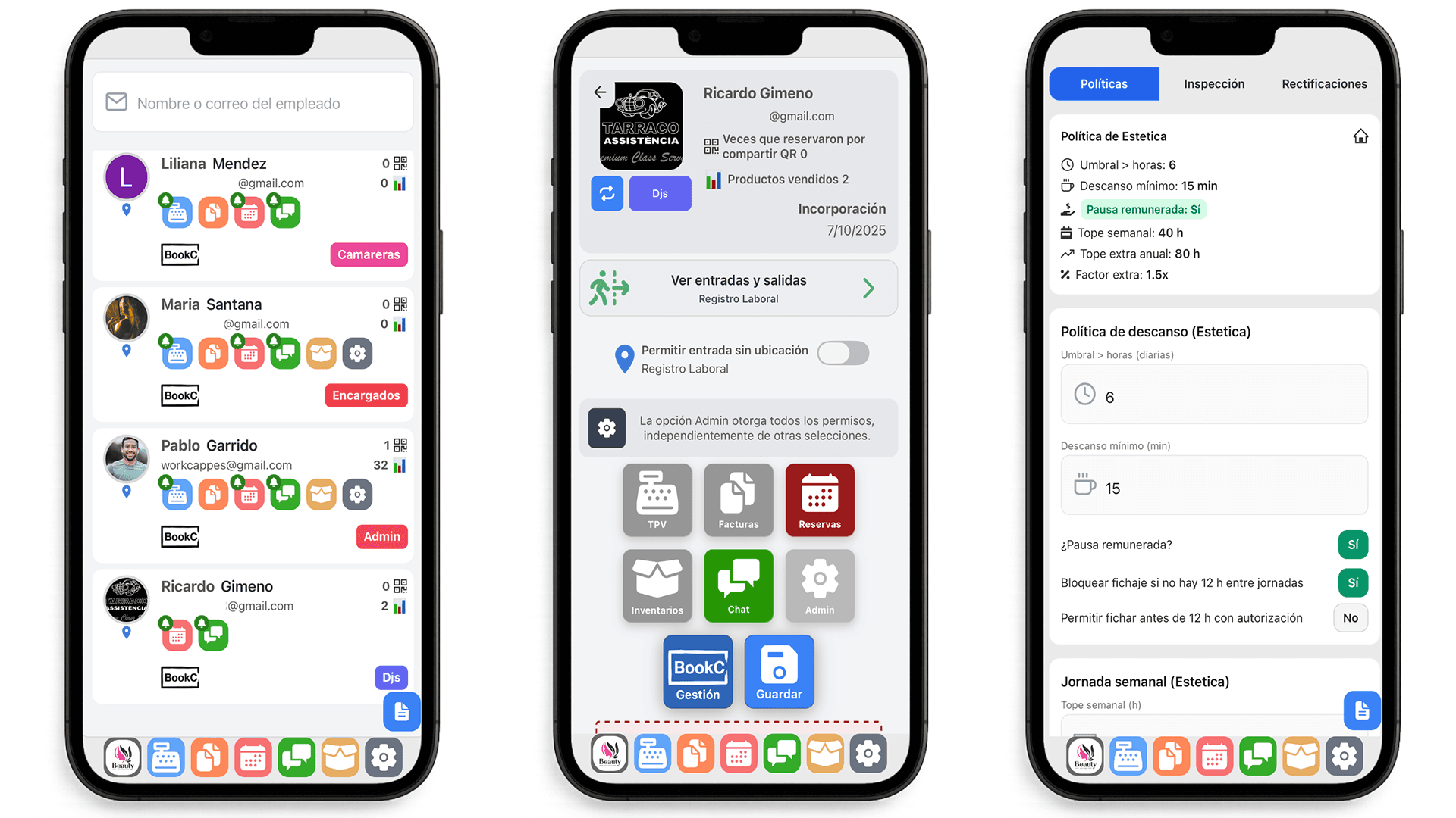 Gestión de empleados