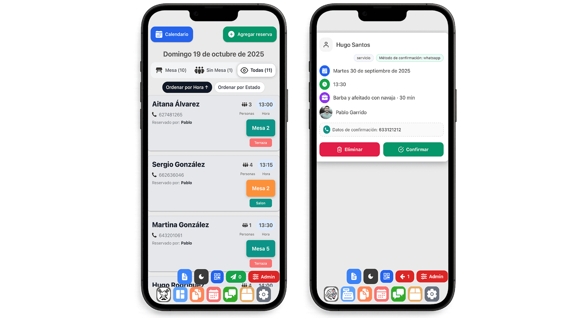 Calendario de reservas